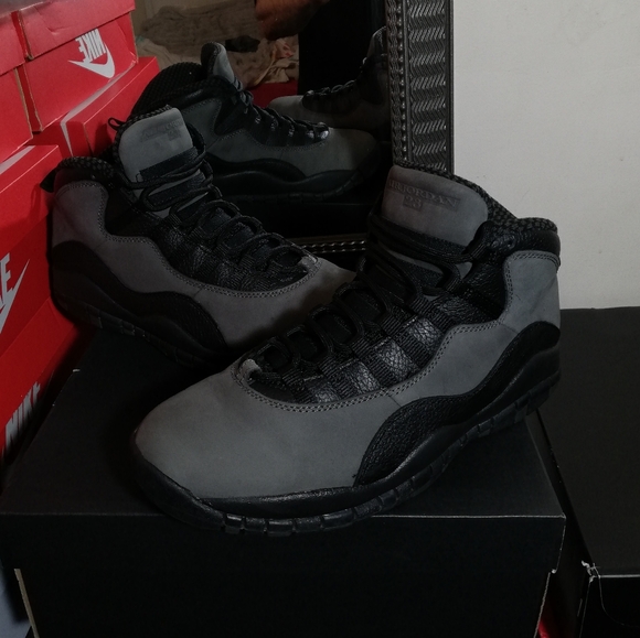 AIR JORDAN 10 RETRO SHADOW MEN US SIZE 10.5 GREAT CONDITION - Picture 9 of 12